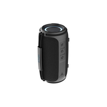 Logotrade promotional merchandise photo of: Prisma RCS recycled plastic IPX 4 waterpoof 16W speaker