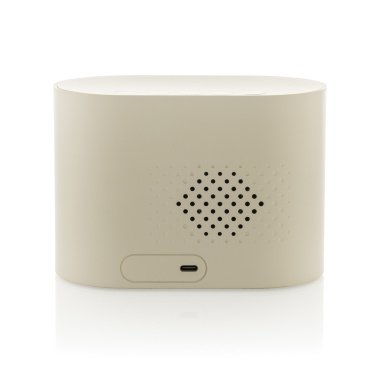 Logotrade promotional gifts photo of: LumaRise RCS reycled plastic white noise alarm clock