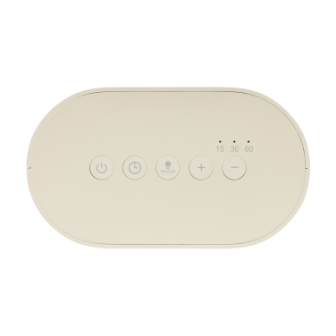 Logotrade promotional gift picture of: LumaRise RCS reycled plastic white noise alarm clock