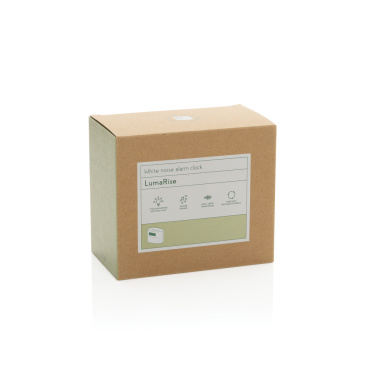 Logotrade corporate gifts photo of: LumaRise RCS reycled plastic white noise alarm clock