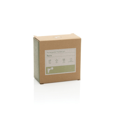 Logo trade promotional gift photo of: Revix RCS recycled plastic massage gun