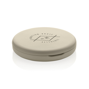 Logo trade promotional gifts image of: Lumora RCS recycled plastic LED re-chargeable make-up mirror