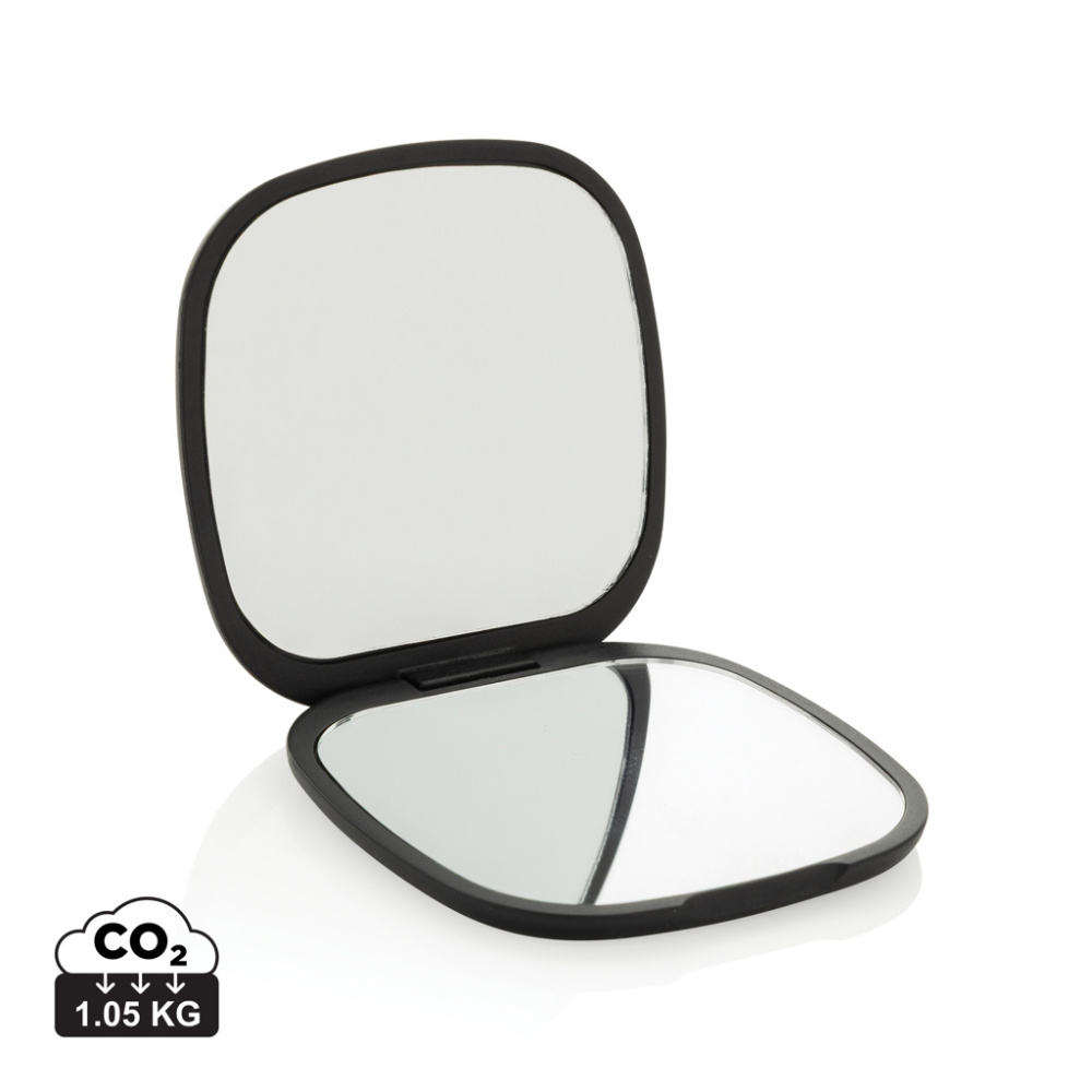 Logotrade advertising products photo of: Reflecta RCS recycled plastic make-up mirror