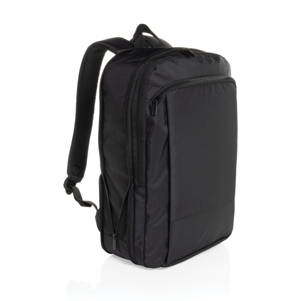Logotrade promotional giveaway image of: Flexpack Aware™ RPET Expandable Slim 15.6" Laptop Backpack