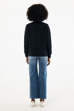 Logo trade advertising product photo of: IQONIQ Elgon recycled cotton quarter zip sweater