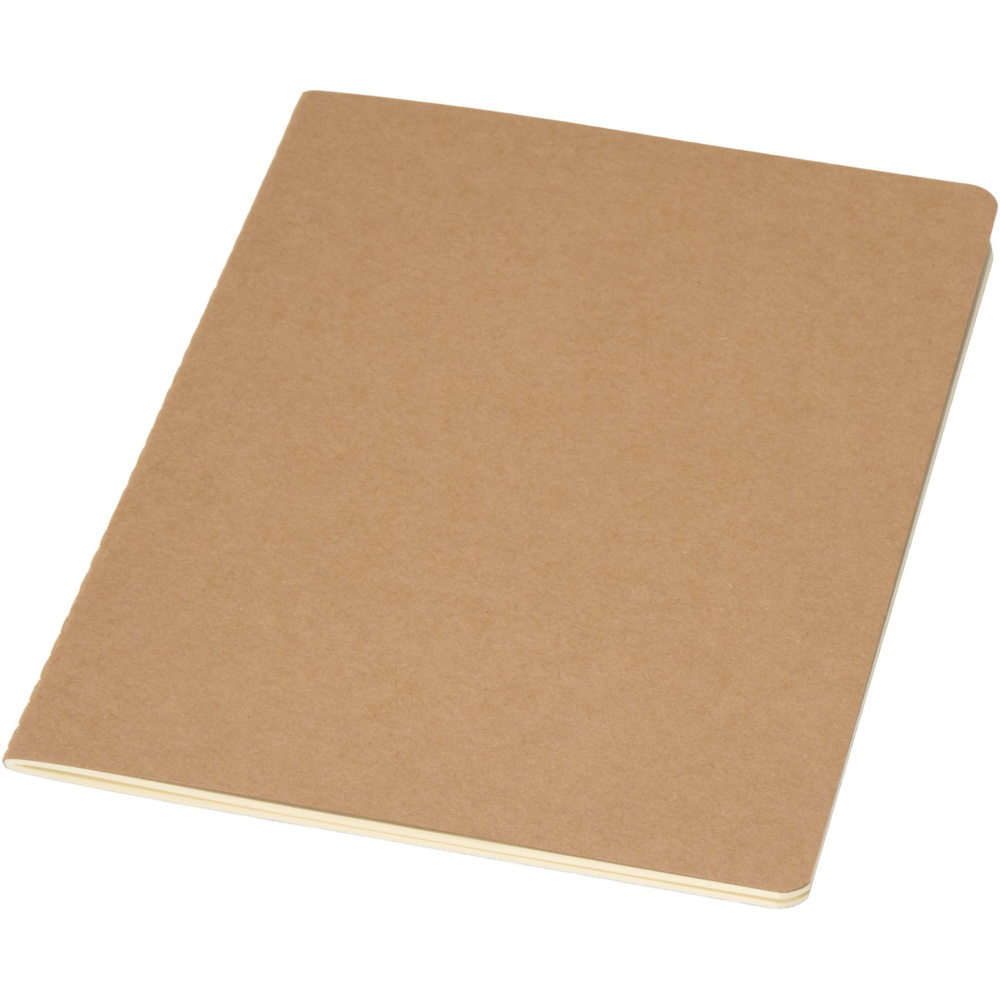 Logotrade promotional item picture of: Slyk A5 kraft cahier notebook with ruled pages
