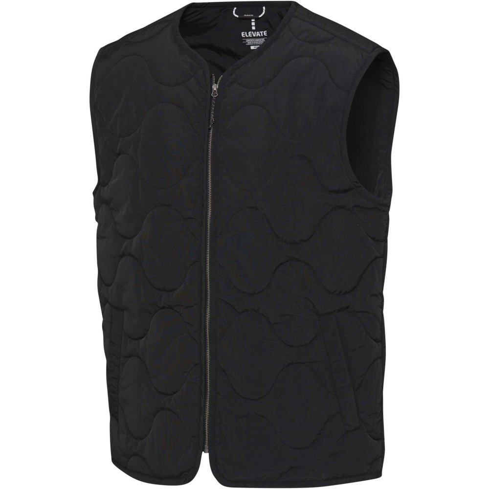 Logo trade promotional merchandise picture of: Quartz GRS recycled unisex quilted bodywarmer