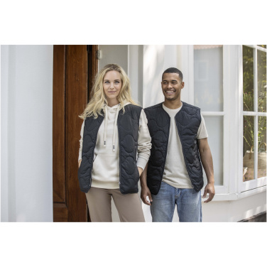 Logotrade corporate gift image of: Quartz GRS recycled unisex quilted bodywarmer