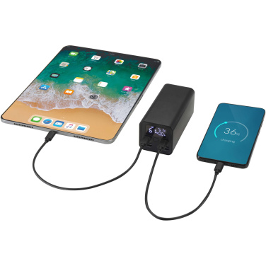 Logotrade promotional item picture of: Acamar 20.000 mAh 70W recycled aluminium laptop power bank