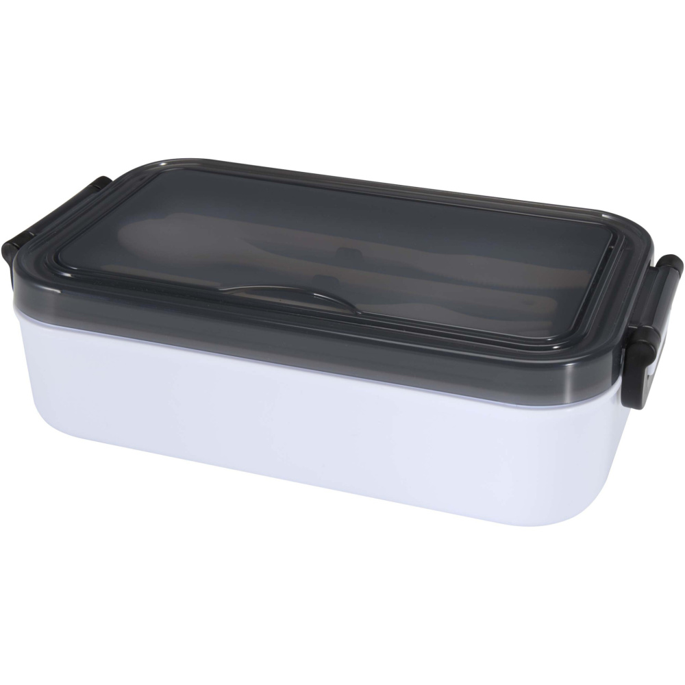 Logo trade corporate gift photo of: Snappy lunch box and cutlery set