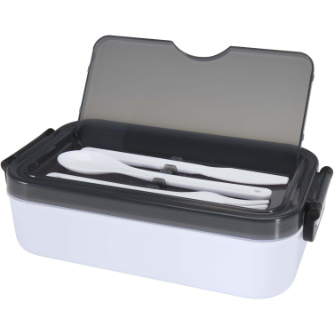 Logo trade advertising product photo of: Snappy lunch box and cutlery set