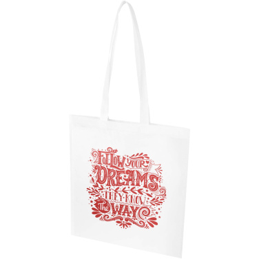 Logo trade business gifts image of: EcoSeal GRS recycled nonwoven convention tote bag 6L