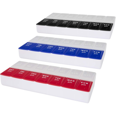 Logo trade promotional merchandise image of: Cycle 7-day AM/PM multi-vitamin organiser