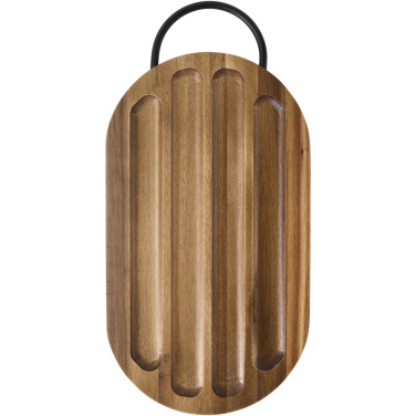 Logotrade promotional giveaways photo of: Prestige acacia wood chopping board with bread knife