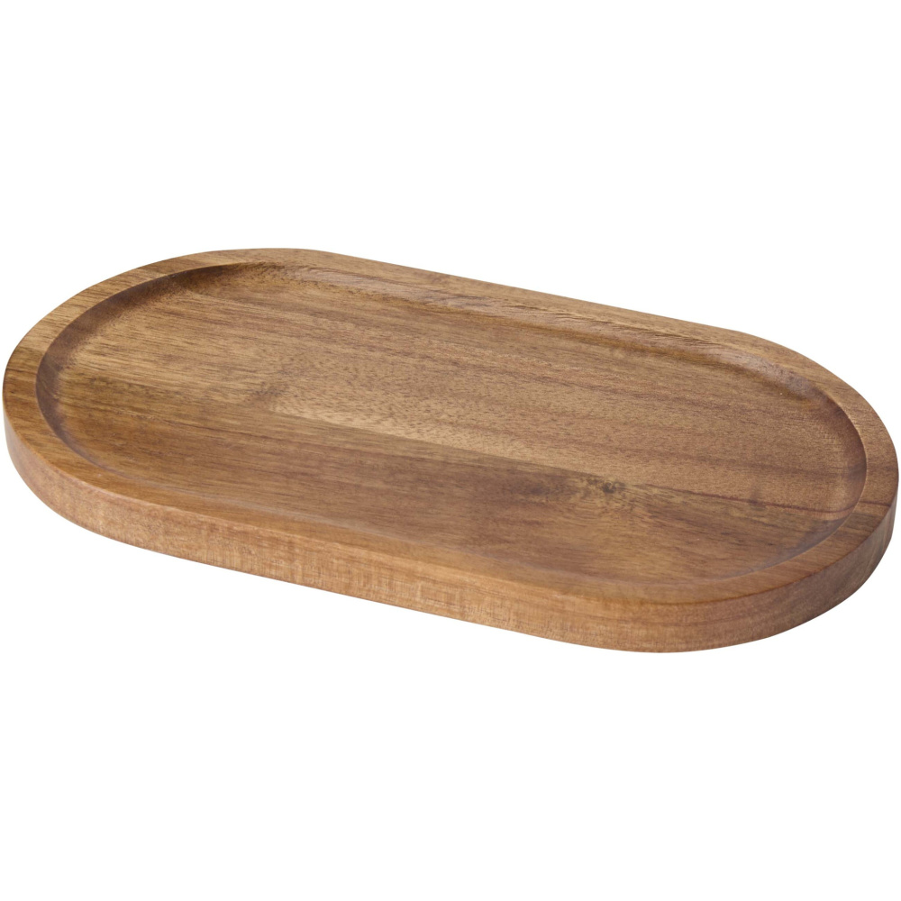 Logo trade promotional merchandise picture of: Edge acacia wood serving tray