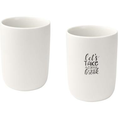 Logo trade advertising product photo of: Male 350 ml ceramic cups - set of 2