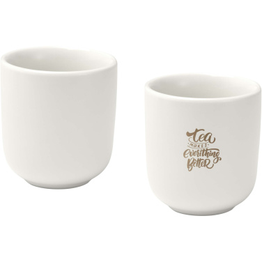 Logotrade advertising product picture of: Male 90 ml ceramic espresso cups - set of 2