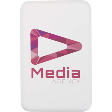 Logo trade promotional gifts image of: Acrab 10.000 mAh 15W magnetic wireless power bank with 20W PD - made from recycled plastic