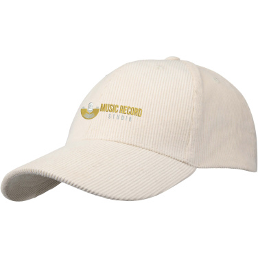 Logo trade promotional products picture of: Hutton 6 panel recycled corduroy cap