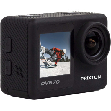 Logo trade promotional merchandise photo of: Prixton DV670 4K dual screen action camera
