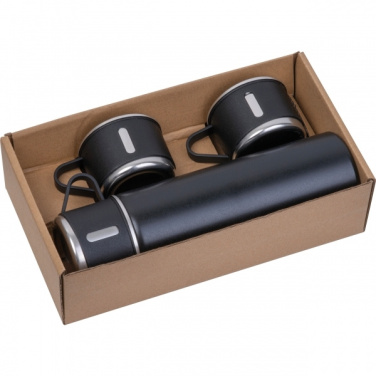 Logo trade promotional merchandise image of: Insulated bottle set ICELAND