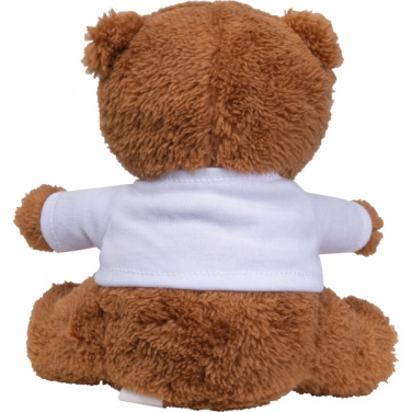 Logo trade promotional item photo of: Plush teddy bear HELSINKI