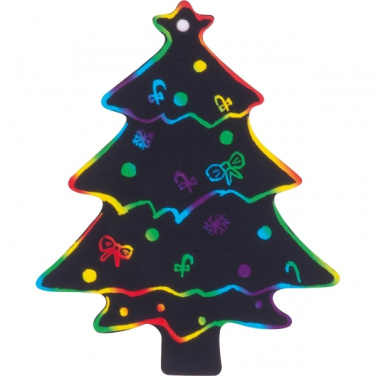 Logo trade promotional merchandise image of: Scratch-off Christmas ornaments SOUTH POLE