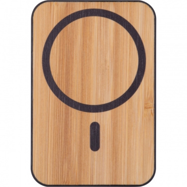 Logo trade promotional merchandise photo of: Wireless power bank 5 000 mAh CAIRO