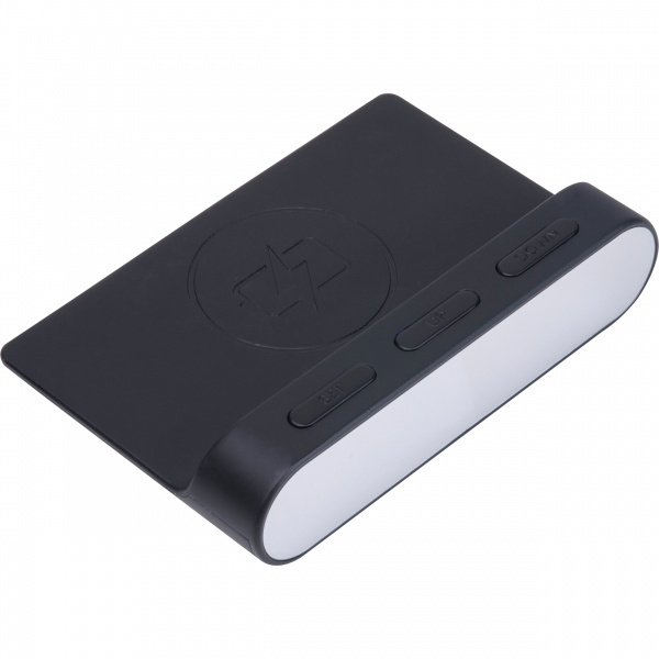 Logotrade promotional items photo of: Alarm Clock and Wireless Charger ADELAIDE