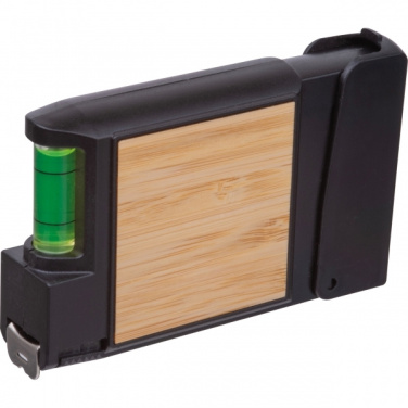 Logotrade promotional item picture of: 3-Meter Tape Measure with Level HALIFAX