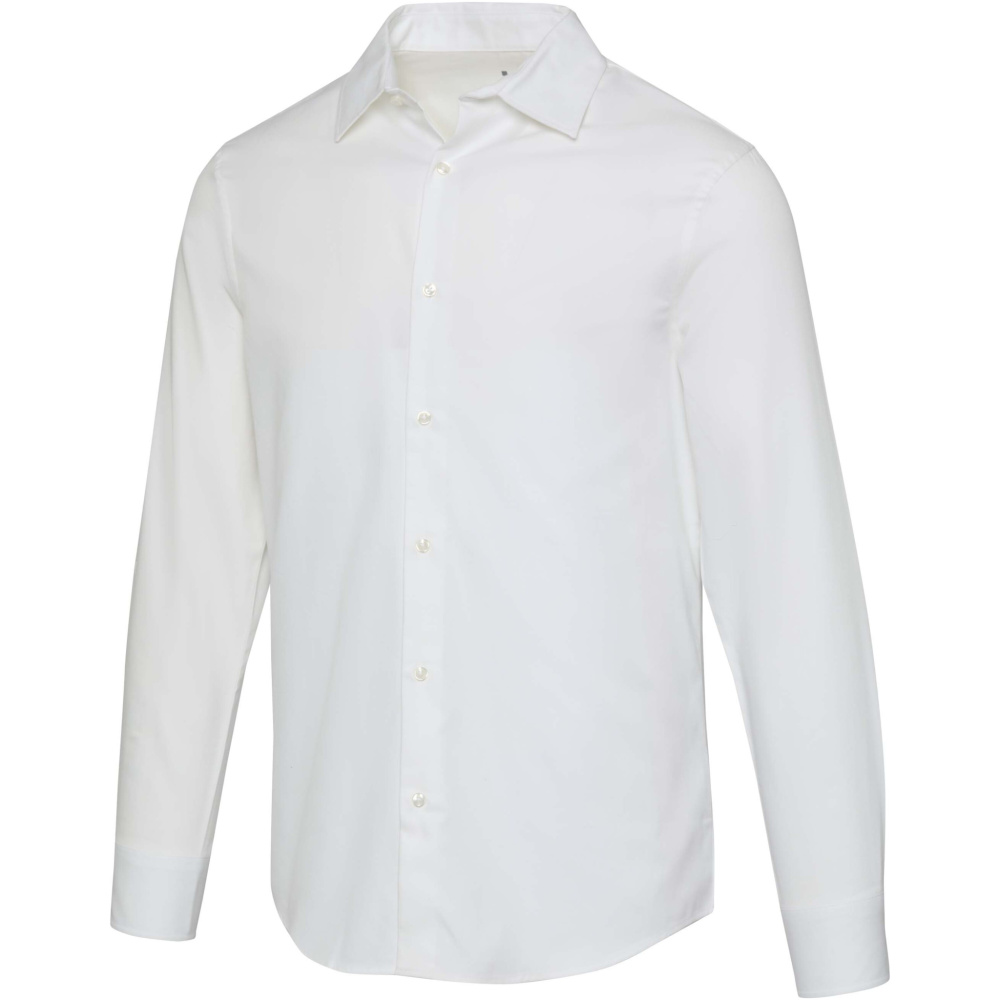 Logo trade promotional gifts image of: Citrine twill men's shirt