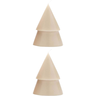 Logo trade promotional product photo of: Originalhome Xmas tree candle set of 2 - M