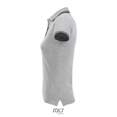 Logo trade business gifts image of: PASADENA women polo 200g