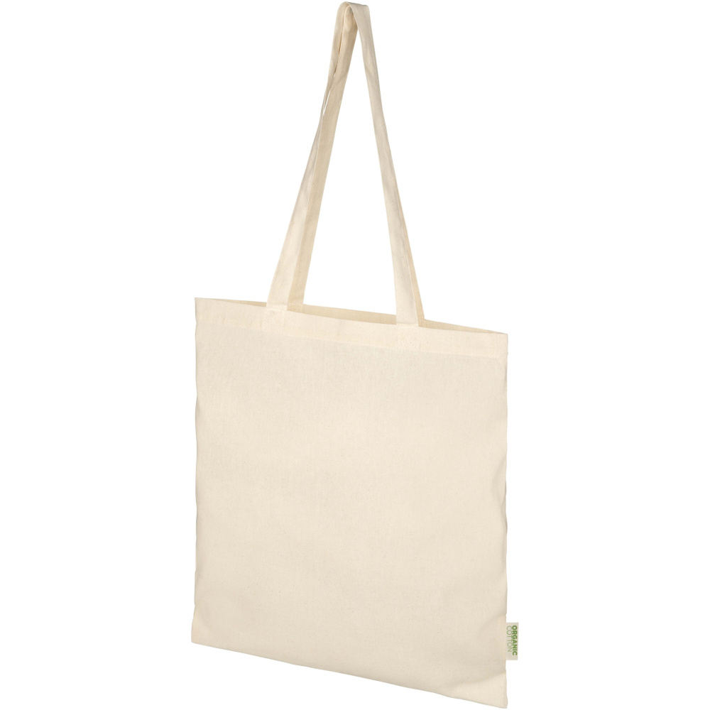 Logo trade business gift photo of: Odisha 100 g/m² OCS organic tote bag 7L