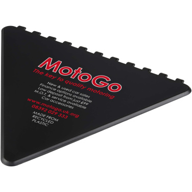 Logo trade promotional gifts image of: Frosty triangular recycled plastic ice scraper