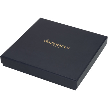 Logo trade promotional gifts image of: Waterman gift box with A6 notebook