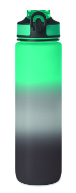 Logo trade promotional merchandise image of: Sports water bottle RPET 1L