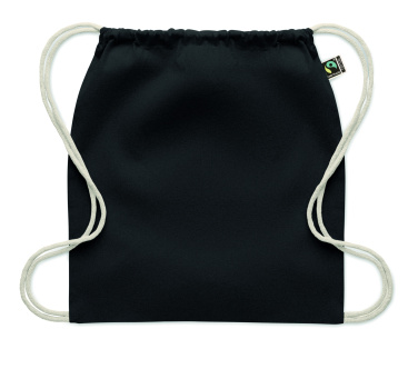 Logotrade promotional giveaways photo of: Drawstring bag Fairtrade 180gr