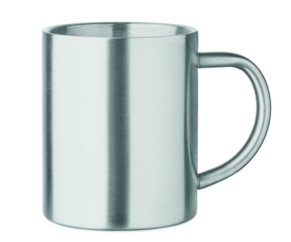 Logo trade business gifts image of: Recycled stainless steel mug