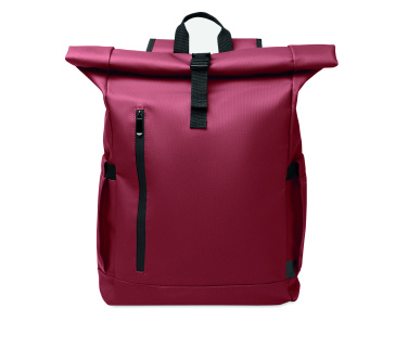 Logo trade promotional gifts image of: Rolltop laptop rucksack 600D