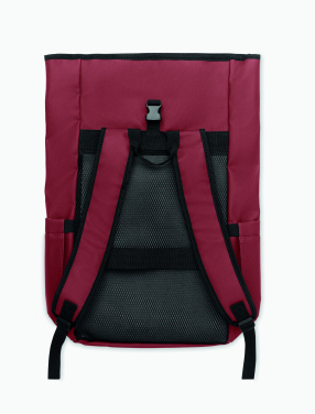 Logotrade promotional item picture of: Rolltop laptop rucksack 600D