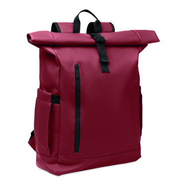 Logotrade promotional giveaway picture of: Rolltop laptop rucksack 600D