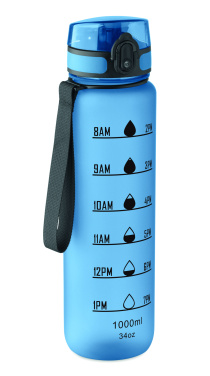 Logo trade promotional gift photo of: Sports water bottle RPET 1L