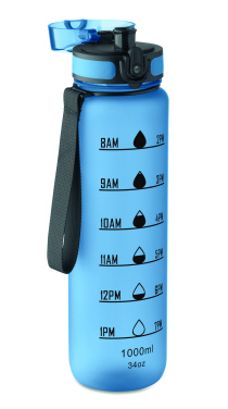Logotrade promotional gift picture of: Sports water bottle RPET 1L