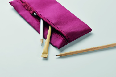 Logo trade advertising products image of: Zippered pencil case