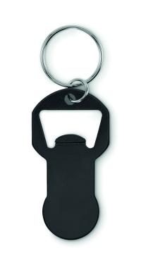Logo trade promotional giveaway photo of: Recycled aluminium bottle opener