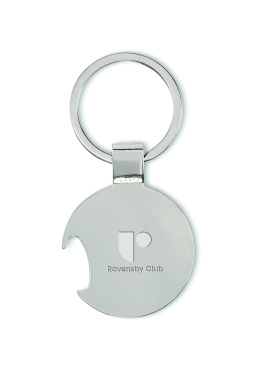 Logo trade promotional products picture of: Football keyring with opener