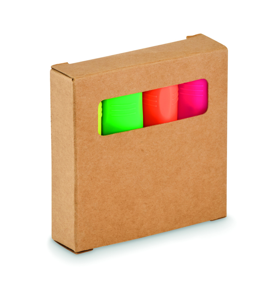 Logo trade promotional giveaway photo of: Highlighter set