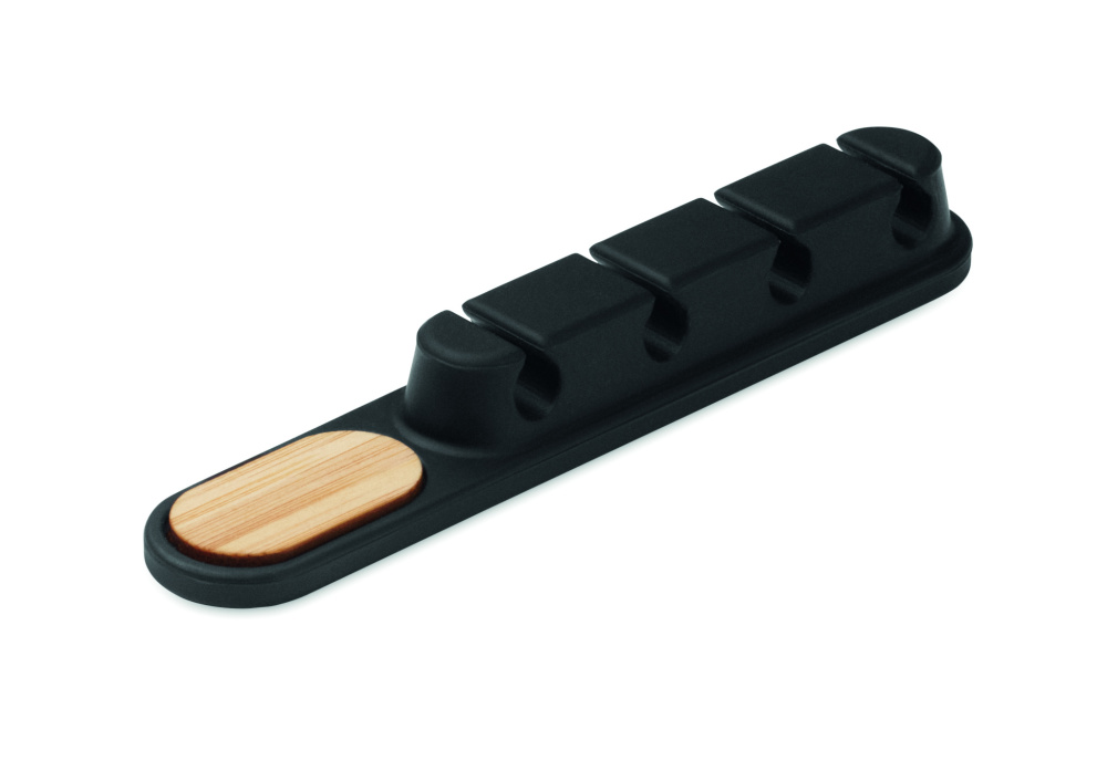 Logo trade promotional giveaways image of: Silicone cable organiser