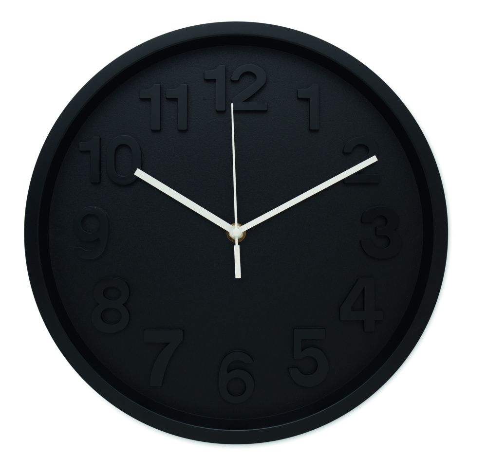 Logo trade promotional gift photo of: Wall clock in PP